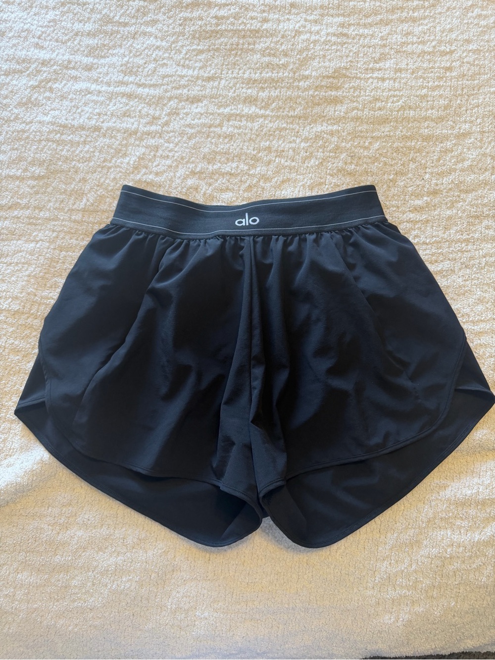 Alo Black Match Point Shorts